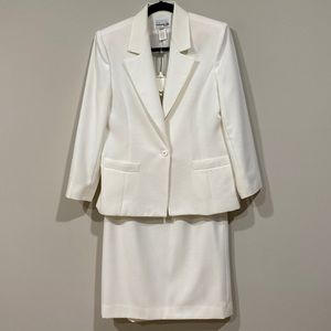 White Henry Lee vintage suit.